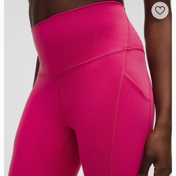 Lululemon Align High-Rise Pant 25” Pockets in Raspberry Coulis - Picture 8 of 10